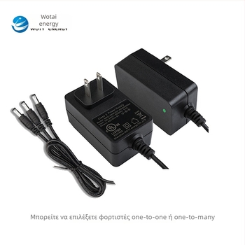 Φορτιστής, πιστοποιημένος ETL/PSE/CE, Wotai WEC-26W, είσοδος 100-240V, έξοδος DC 8.4-42V/0.1-2A, καλώδιο 1m, άμεση φόρτιση