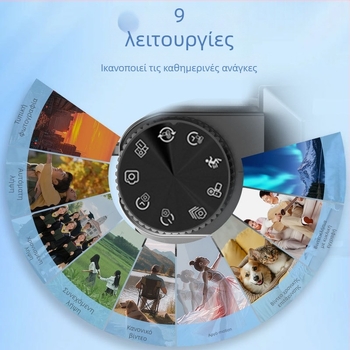 Ψηφιακή κάμερα χωρίς καθρέφτη – CMOS αισθητήρας, 6400 ενεργά εικονοστοιχεία, 1080p βίντεο, ηλεκτρονική σταθεροποίηση εικόνας, νυχτερινή φωτογράφιση