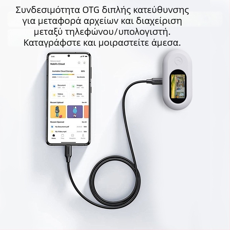 Κάμερα φορετή στο στήθος για εξωτερικούς χώρους (κατοικίδια και παιδιά) - 2 MP, 1920x1080, φακός 3,6 mm, βάρος 107 g, -20°C έως 60°C