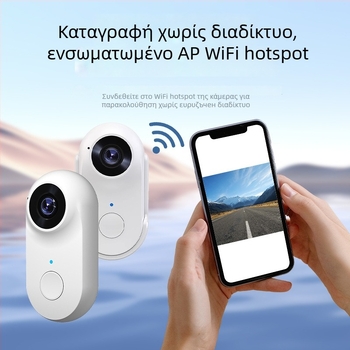 WiFi μίνι κάμερα για δάκτυλο, 2MP, ABS σώμα, μοντέλο A100+, καταγραφέας κίνησης για μοτοσυκλέτες και κατοικίδια
