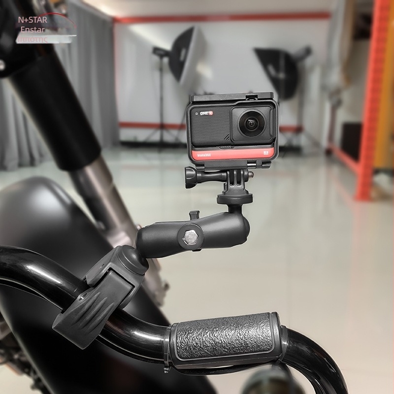 GoPro δράσης κάμερα, παγκοσμίως συμβατός μοτοσικλετικός βάσης στήριξης — N-STAR NPHA-CS