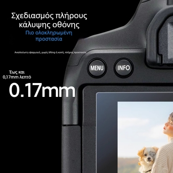 Φιλμ προστασίας οθόνης Canon R50 - Υλικό PET, Επικάλυψη AR, Υψηλή Ευκρίνεια