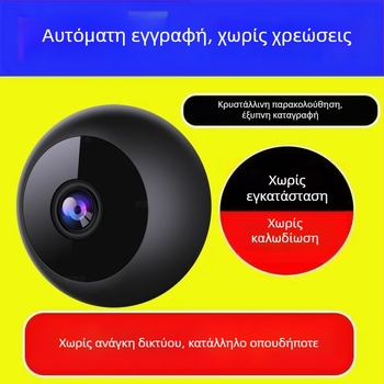 Κάμερα φροντίδας κατοικίδιων με νυχτερινή όραση — CMOS, 1080P, απομακρυσμένη ενεργοποίηση/απενεργοποίηση, PTZ και αναγνώριση ανθρώπινου σχήματος