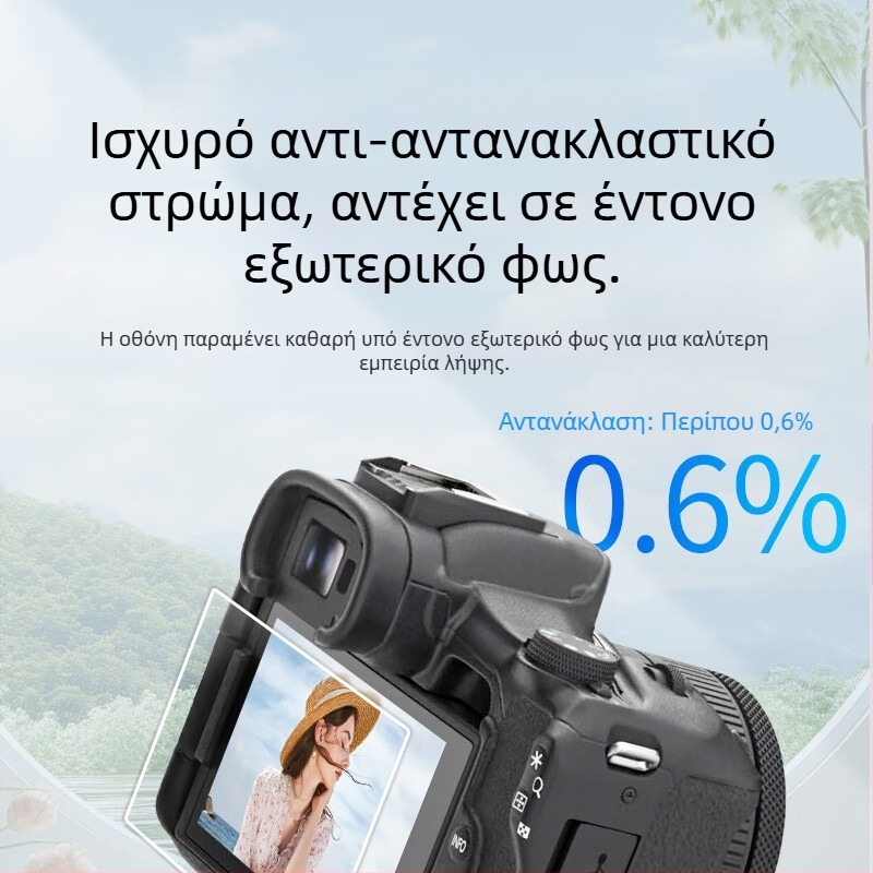 Canon EOS R50/R6 προστατευτικό οθόνης - AR αντι-ανακλαστικό PET, πολυεπίπεδη επικάλυψη, Yisi