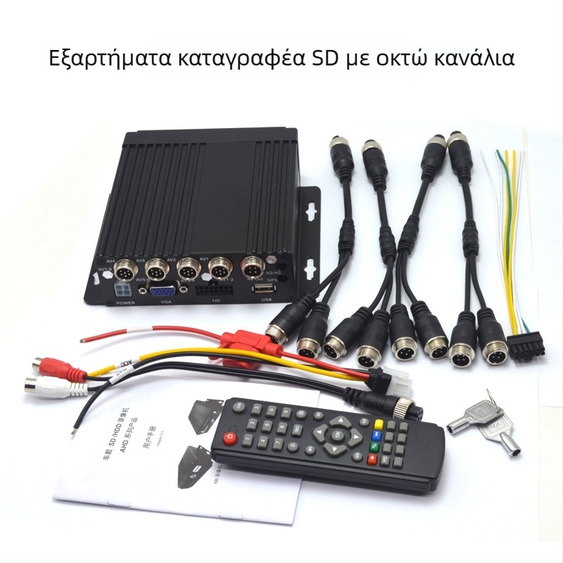 Κάμερα οδήγησης αυτοκινήτου 1080p με SD κάρτα, 120° ευρύ γωνίας προβολής, εγγραφή έως 32 ώρες, υποστήριξη έως 128 GB μνήμης, εγκατάσταση κάτω από τον πίνακα οργάνων