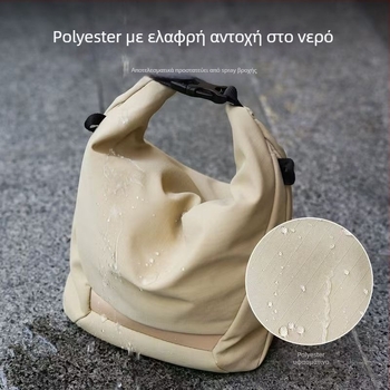 Crossbody τσάντα κάμερας, ultra ελαφριά, επεκτάσιμη χωρητικότητα, πολυεστερικό ύφασμα, για DSLR και mirrorless κάμερες, unisex, αστικός μινιμαλιστικός στυλ