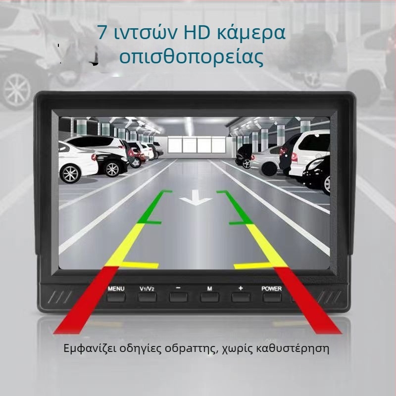 Κάμερα καταγραφής φορτηγού με διπλό φακό μπροστά/πίσω, 1080p, 170° ευρυγώνιο, TF κάρτα, τροφοδοσία 12–36V