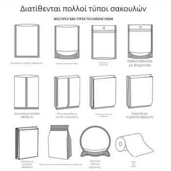 Προσαρμοσμένες σακούλες συσκευασίας τροφίμων από αλουμινόφυλλο, αυτόνομες σακούλες με φερμουάρ για τσάι και καφέ, οκταπλευρή σφράγιση, συνθετικό ρολό φιλμ