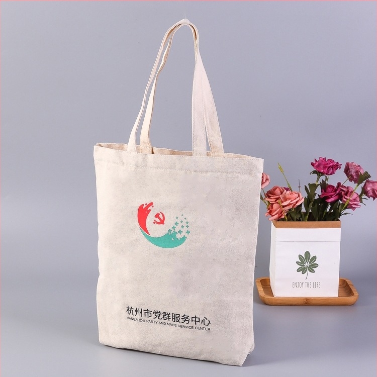 Τσάντα καμβά με προσαρμοσμένο λογότυπο, οικολογική τσάντα φοιτητών, τύποι tote και folding, κλείσιμο με κορδόνι, επιλογές εκτύπωσης: θερμική μεταφορά, μεταξοτυπία, λαμινοποιημένο φιλμ