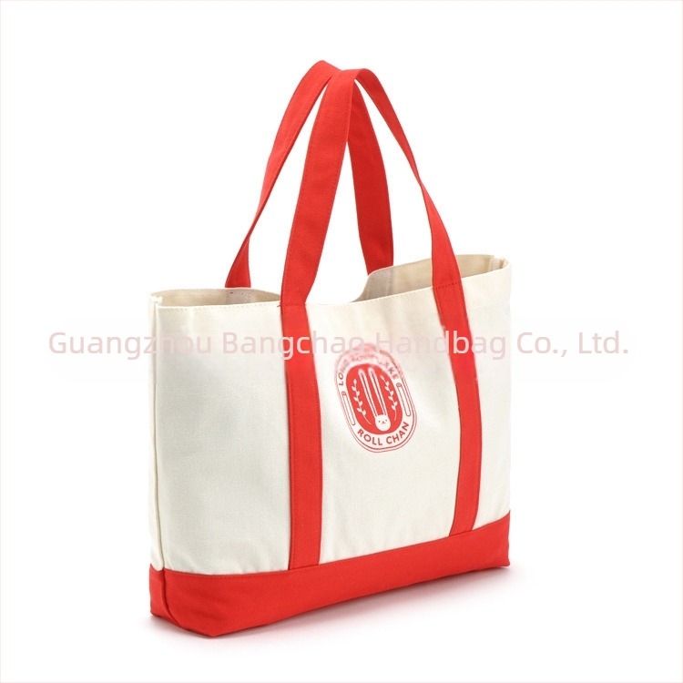 Τσάντα καμβά με ραμμένο πάτο, οικολογική τσάντα ώμου, εκτύπωση λογότυπου μεταξοτυπίας, προσαρμόσιμη, καθολική συσκευασία