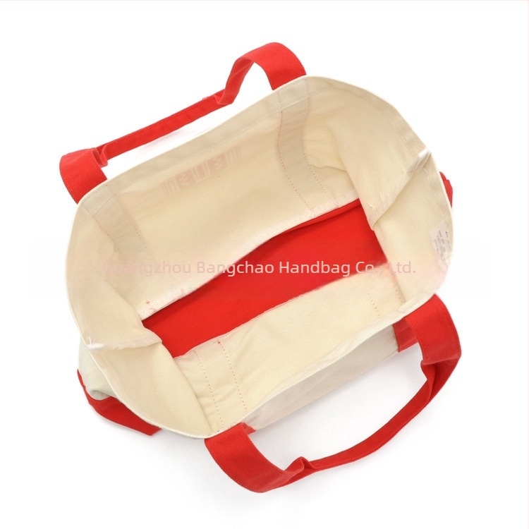 Τσάντα καμβά με ραμμένο πάτο, οικολογική τσάντα ώμου, εκτύπωση λογότυπου μεταξοτυπίας, προσαρμόσιμη, καθολική συσκευασία