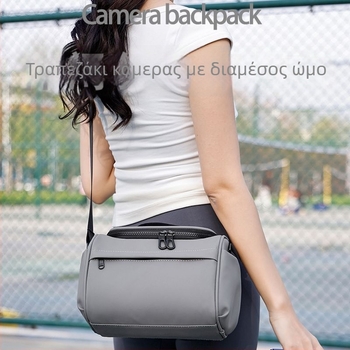 Τσαντάκι κάμερας - Αδιάβροχο, Ανθεκτικό στη φθορά, Μειώνει το φόρτο; Υλικό PU; Για DSLR και Mirrorless κάμερες; Ώμο-Ταξιδιωτικό στυλ τσάντας; Κυρτή ιμάντας ώμου; Καλοκαίρι 2025