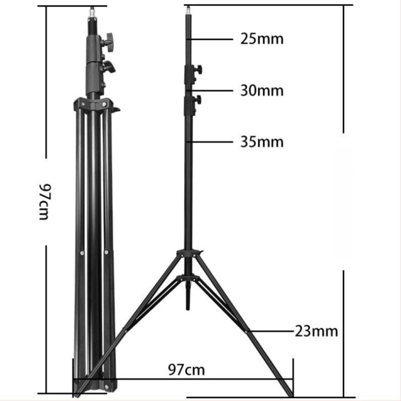 Φωτιστικό στήριγμα φωτογραφίας, 3 τμήματα, κράμα αλουμινίου, υδραυλικό γιμπάλ PTZ, αντοχή φόρτου 6–10 кг