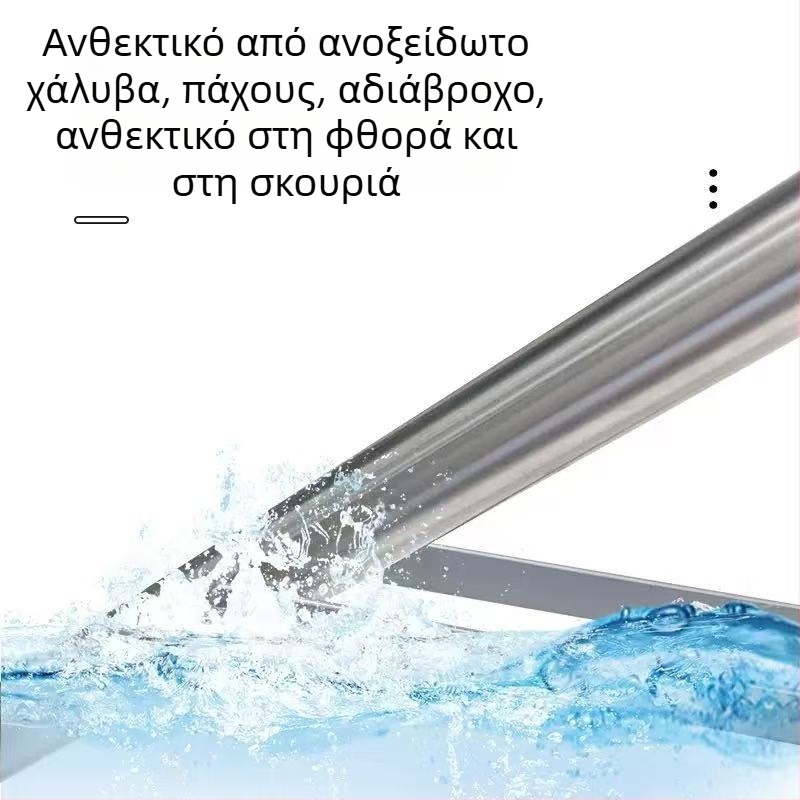 Ανοξείδωτο στήριγμα φωτογραφίας, 3-τμημάτων, μεταφορική ικανότητα 10 κιλών, σωλήνας διαμέτρου 19–30 mm, βάρος 2,5 kg