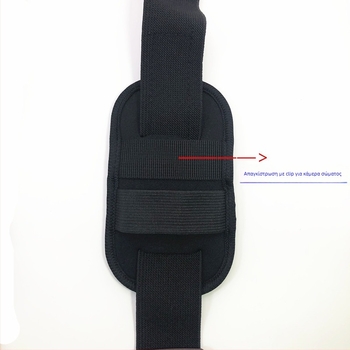 Ιμάντας ώμου για κάμερα σώματος αστυνομίας και ραδιόφωνο, πολυεστέρας, τυπωμένο λογότυπο, υποστηρίζει ενιαία διάταξη