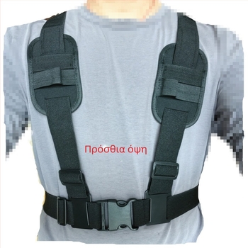 Ιμάντας ώμου για κάμερα σώματος αστυνομίας και ραδιόφωνο, πολυεστέρας, τυπωμένο λογότυπο, υποστηρίζει ενιαία διάταξη