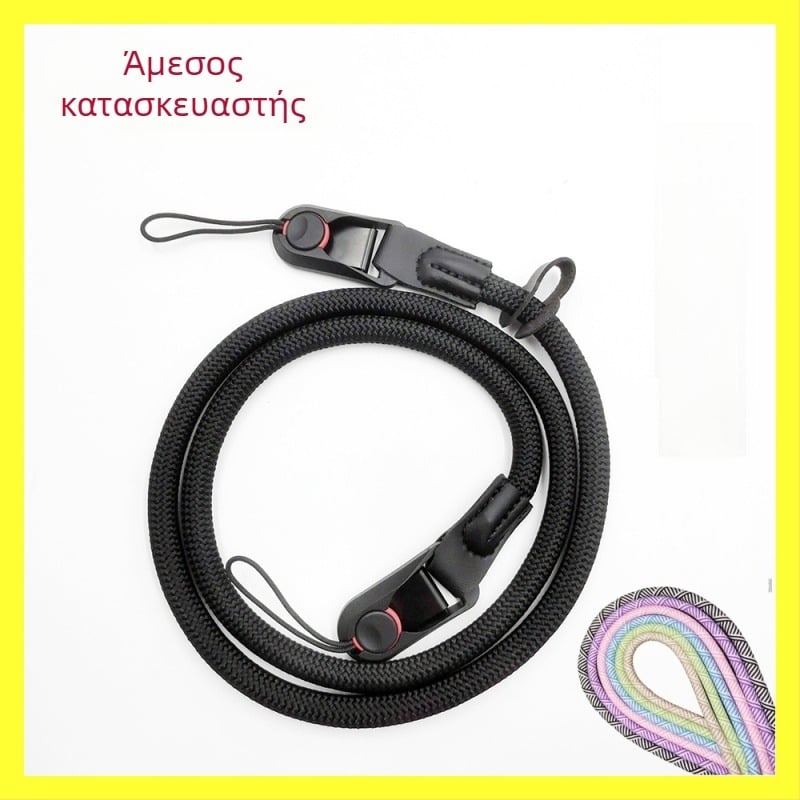 Ζώνη κάμερας από νάιλον σχοινί, ρυθμιζόμενη, με δύο κλιπ, γρήγορη απελευθέρωση, μοντέλο TD6243, Toda