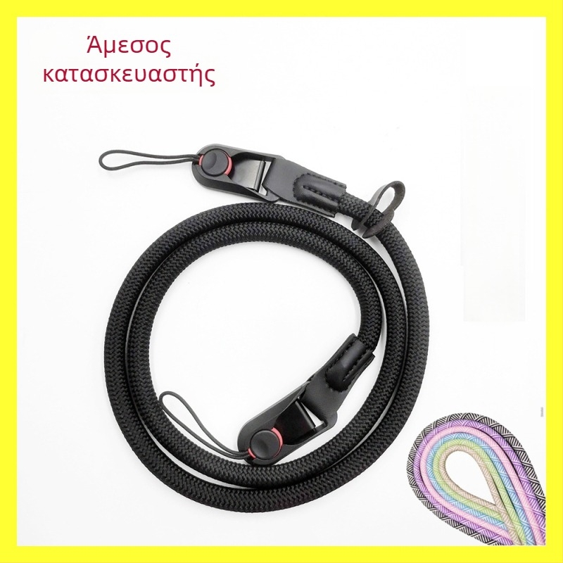 Ζώνη κάμερας από νάιλον σχοινί, ρυθμιζόμενη, με δύο κλιπ, γρήγορη απελευθέρωση, μοντέλο TD6243, Toda