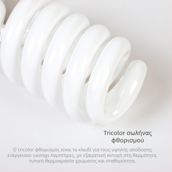 Επαγγελματικός λαμπτήρας φωτογράφησης, 135W εξοικονόμησης ενέργειας, RGB τρία βασικά χρώματα, θερμοκρασία χρώματος 5500K, βάση Ε27, μη ρυθμιζόμενη ένταση φωτισμού