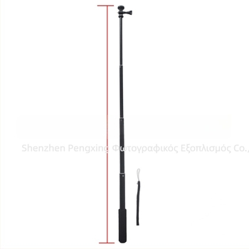 Τρίποδο selfie stick για GoPro και κινητό — GP-1088, κράμα αλουμινίου, 4 τμήματα, μέγιστο φορτίο 2 kg