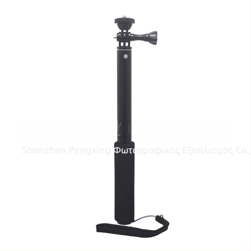 Τρίποδο selfie stick για GoPro και κινητό — GP-1088, κράμα αλουμινίου, 4 τμήματα, μέγιστο φορτίο 2 kg