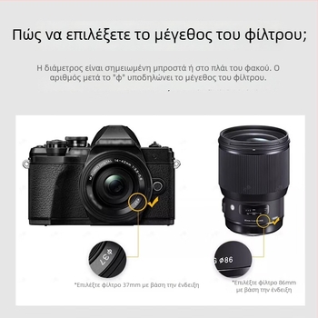 Φίλτρο UV Hulk CF003 για SLR φωτογραφική μηχανή - διπλής όψης πολυεπίπεδη επίστρωση, χωρίς σκοτεινά γωνίες, υψηλή διαπερατότητα, επεξεργασία OEM