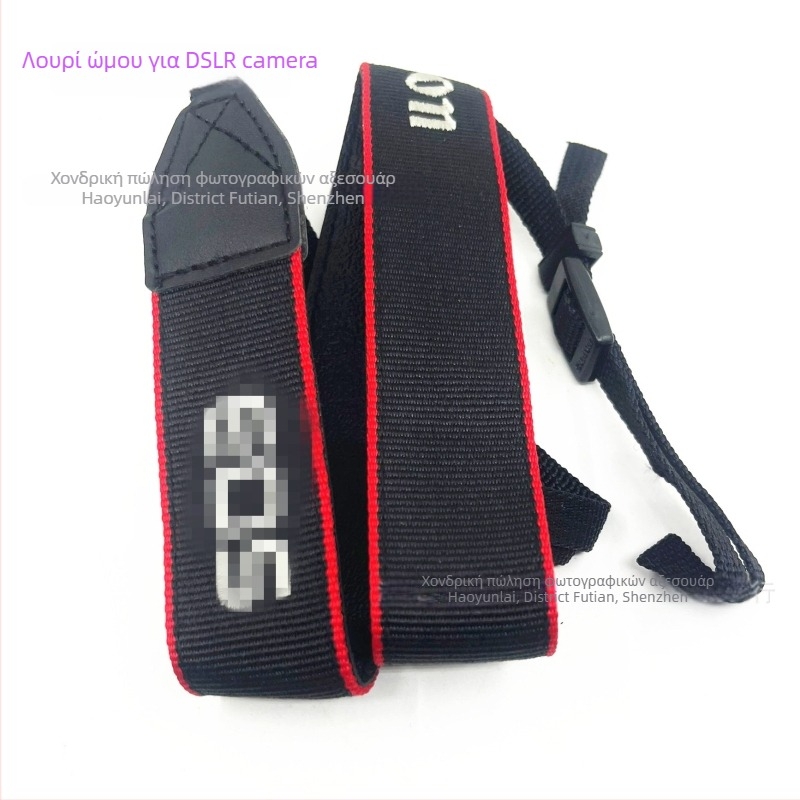 Ιμάντας κάμερας DSLR από νάιλον, μοντέλο 600D, μέγιστο φορτίο 15, 2 αγκίστρια, ρύθμιση μήκους