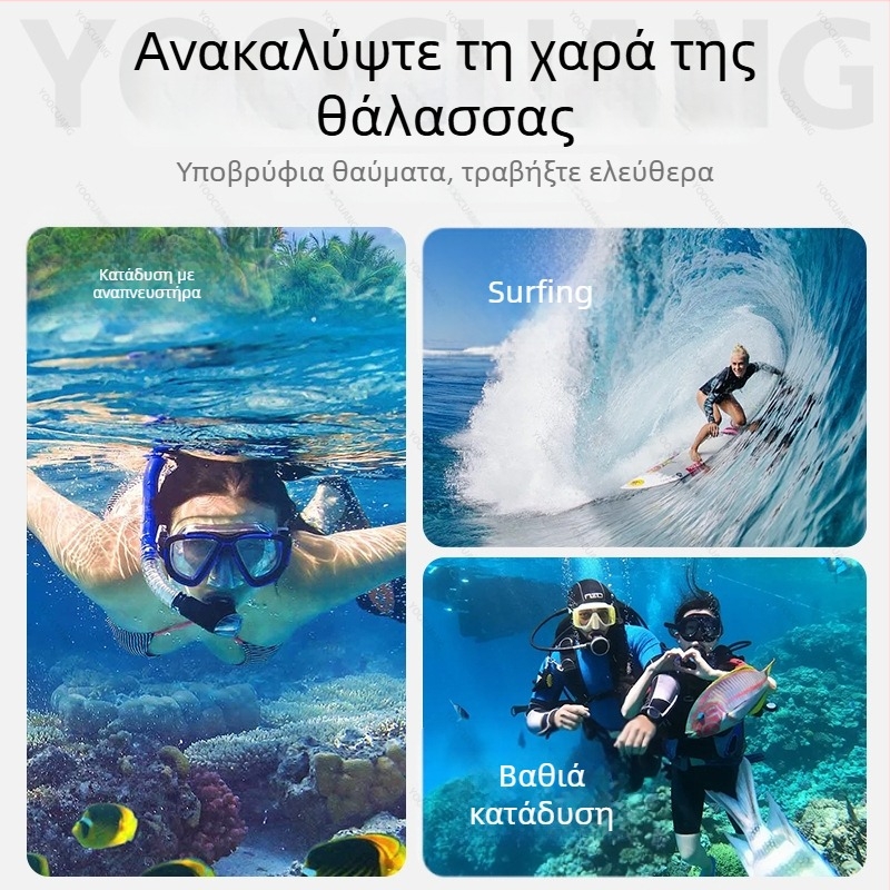 Θωρακισμένο αδιάβροχο περίβλημα DJI Action6 — ακρυλικό, βάθος 60 m