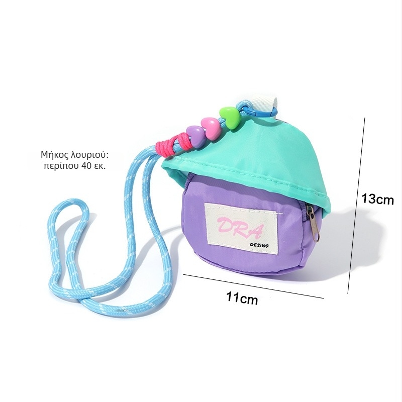 Νομισματοθήκη Dazao – Καμβάς, σχέδιο Anime Cartoon, street style, unisex, άνοιξη 2025