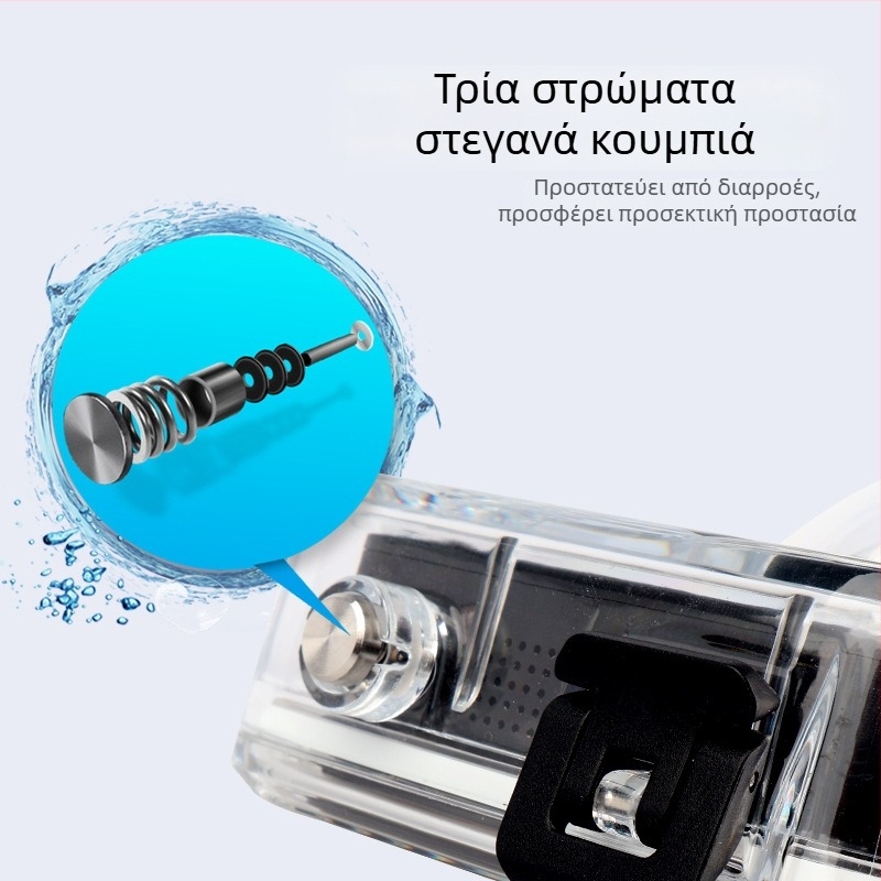 GoPro MAX 2 Αδιάβροχη Θήκη για Πανοραμική Κάμερα Δράσης – Περιλαμβάνει Βάση και Ανοξείδωτη Βίδα