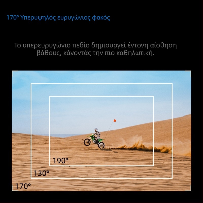 Κράνος κάμερα F303AATR, 24 MP, διπλή LCD οθόνη, αποθήκευση TF κάρτας, πλαστικό σώμα
