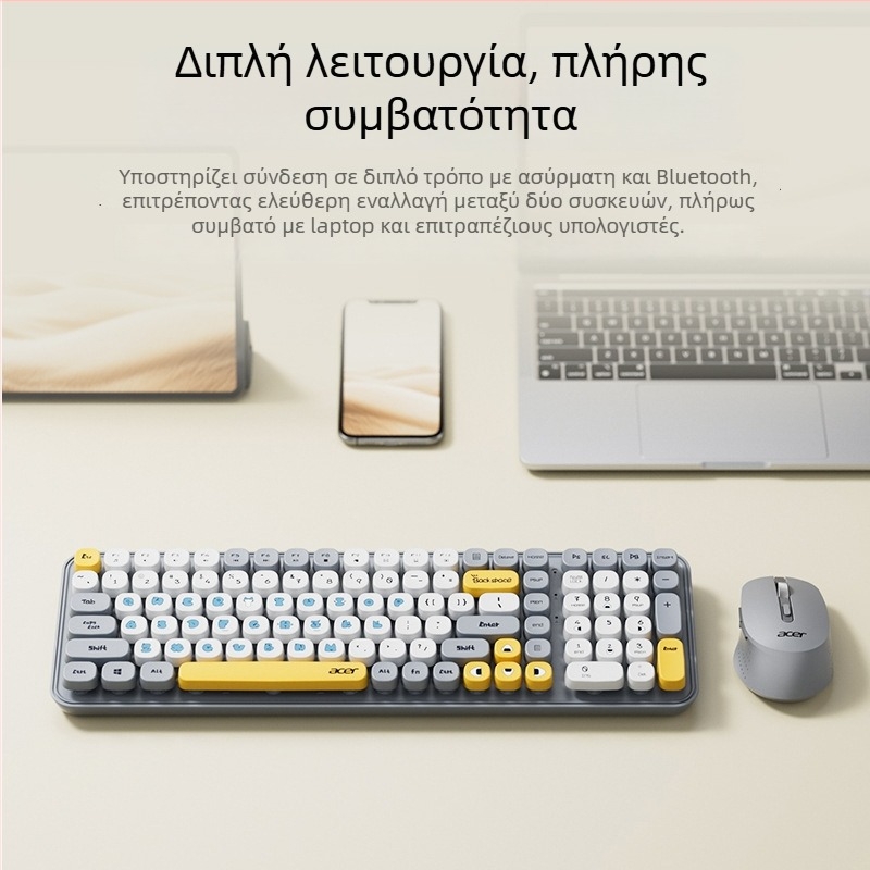 Okr251 Ασύρματος σετ πληκτρολογίου και ποντικιού – 1600dpi, ασύρματο πληκτρολόγιο, USB ποντίκι