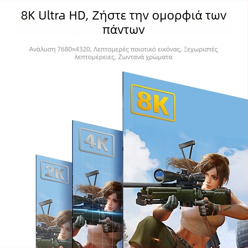 Καλώδιο Mini DP προς DP 1.4, ακροδέκτες DP/MiniDP, χαλκός χωρίς οξείδωση με επίχρυσο, μήκη 1m/2m/3m, για PC