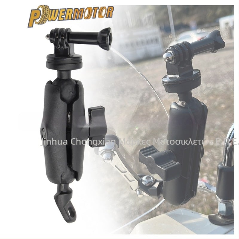 Powermotor BA012 — Καθολικό στήριγμα κάμερας οδήγησης για μοτοσυκλέτες (DV)