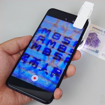 LED κλιπ-ον μικροσκόπιο 100x, διπλός φωτισμός, για αξιολόγηση νομισμάτων, γραμματοσήμων και κοσμημάτων, μοντέλο BST-2233A