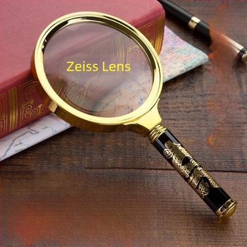 Χειροκίνητος μεγεθυντικός φακός, μοτίβο δράκοντα, 10x μεγέθυνση, πλαστικό