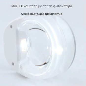 Chuda μεγεθυντικός φακός USB φόρτισης με LED υψηλής ευκρίνειας, μοντέλο 6010C