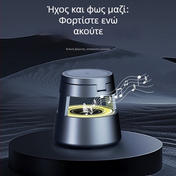 Μαγνητικό πέντε σε ένα ασύρματο φορτιστή για iPhone, ακουστικά, ρολόι, Bluetooth ηχείο και νυχτερινό φως – Έξοδος 15W για το τηλέφωνο, 3W για ακουστικά/ρολόι, 21W συνολικά, QC 3.0 γρήγορη φόρτιση