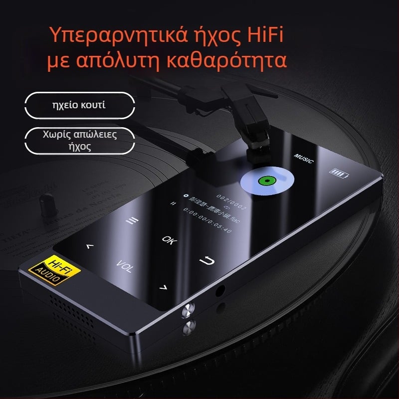 MP3 player Amoi x3, οθόνη 320x240, USB 2.0, αφής, υποστήριξη κάρτας TF, MP3/WMA/WAV/OGG/FLAC/AAC/APE
