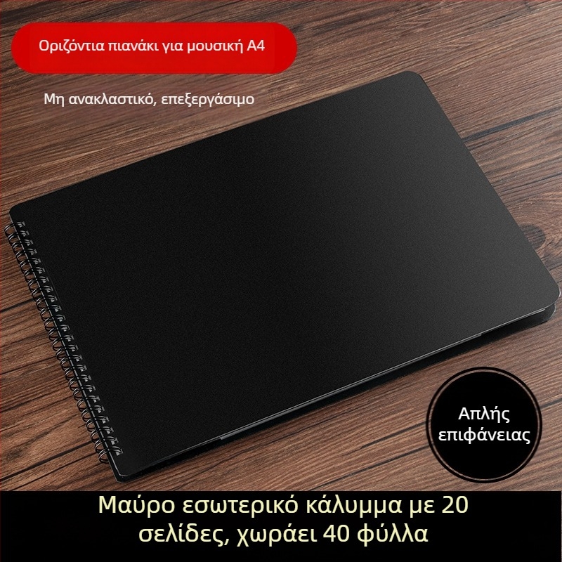 PTNOKA κλιπ παρτιτούρας, PP υλικό, μοντέλο HGPJ40PHS, συσκευασία σε πλαστική σακούλα, για πιάνο και άλλα δυτικά πληκτροφόρα