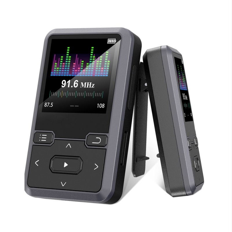 MB57 μίνι Bluetooth MP3 player με κλιπ για στήριξη, ανάγνωση ηλεκτρονικών βιβλίων, οθόνη 1,5 ιντσών μονόχρωμη, υποστήριξη TF κάρτας, USB 2.0, MP3/WMA/WAV/OGG/FLAC/APE