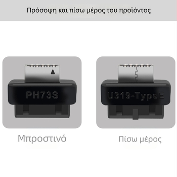 Κάρτα προσαρμογής USB header Type-E: 19/20-pin σε Type-E διεπαφή, ενσωματωμένη θύρα Type-C στο εμπρόσθιο πάνελ