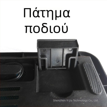 N19 Ψύκτης φορητών υπολογιστών με μεταλλικό πλέγμα, 1 ανεμιστήρας, συμβατός με φορητό υπολογιστή, Ultrabook, Playbook