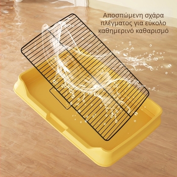 Εσωτερική τουαλέτα για σκύλους, κατάλληλη για μικρούς και μεγάλους, δίσκος τουαλέτας από PP πλαστικό