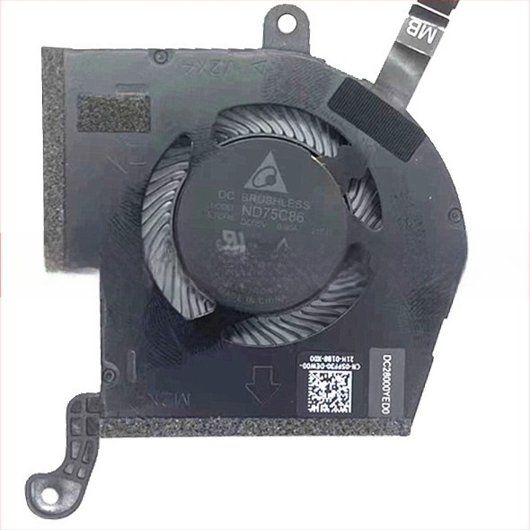 Φορητός ψύκτης για Dell Alienware x14 — μοντέλο 0198CH 05PF30, αλουμίνιο, ψύξη με ανεμιστήρα