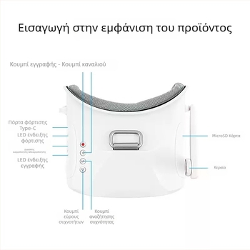 Betafpv FPV γυαλιά με ιμάντα κεφαλής, 5,8 GHz αναλογική μετάδοση βίντεο VR03