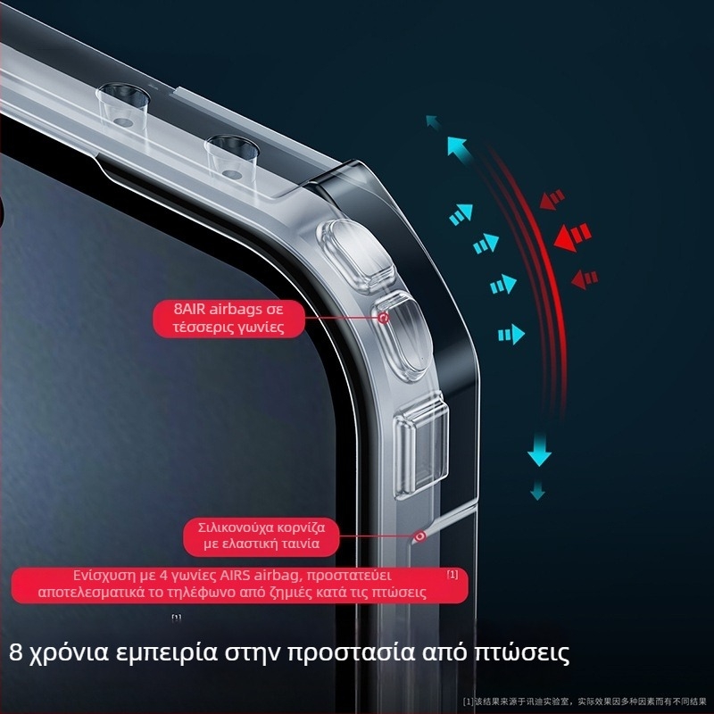 Xundd θήκη προστασίας για Honor Magic7 Pro, ματ διαφανής PC + TPU, ανθεκτική σε πτώσεις