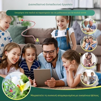 Εξωτερική Κάμερα Ταϊσμού Πουλιών με AI Αναγνώριση, 4MP/2.5K ανάλυση, 2.8mm φακός, 5V τροφοδοσία