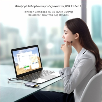 XJF-810 Αναγνώστης καρτών CFexpress Type B + SD για DSLR κάμερες, USB 3.2 Gen 2, 10 Gbps