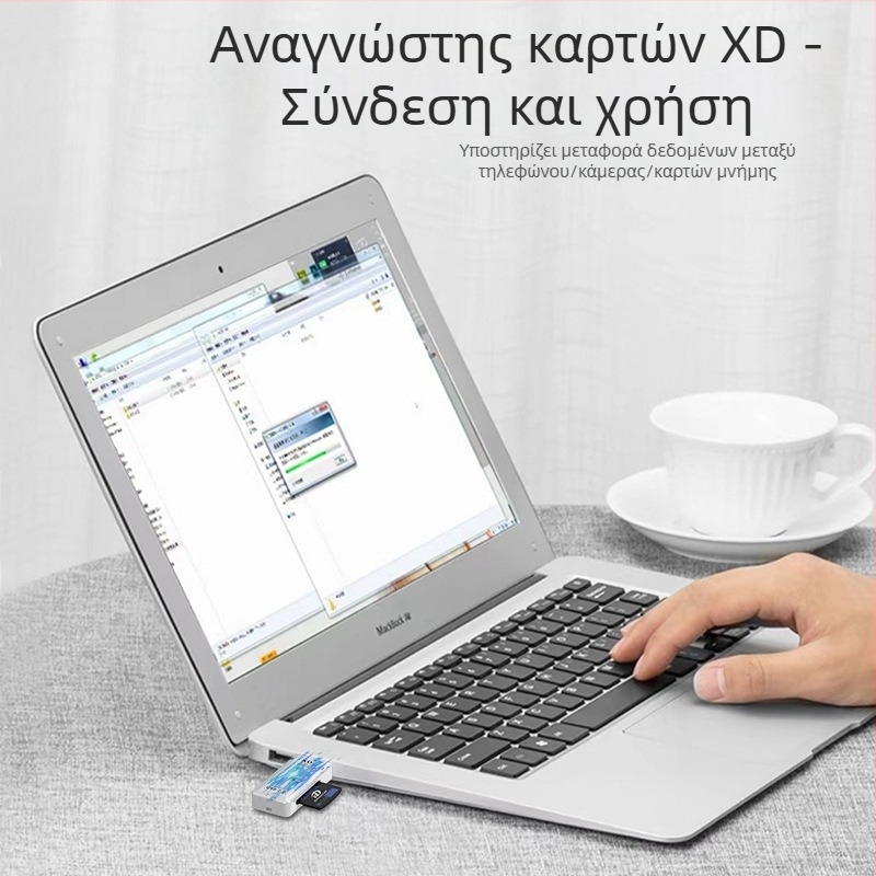 XD Αναγνώστης Καρτών OTG για iPhone/iPad/Android — All-in-One μετατροπέας USB 2.0, Μοντέλο XD, Εξωτερική εγκατάσταση, Εγγύηση 1 έτους